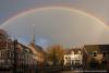 Regenboog over Amersfoort